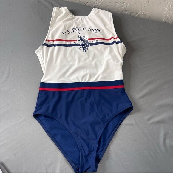 Us polo assassin one piece swimsuit size 7/9 - Picture 2 of 16